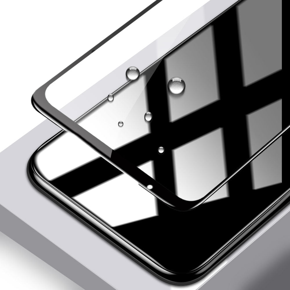 Aizsargstikls iPhone 17 PRO/18 PRO melns – Full Glue 6D