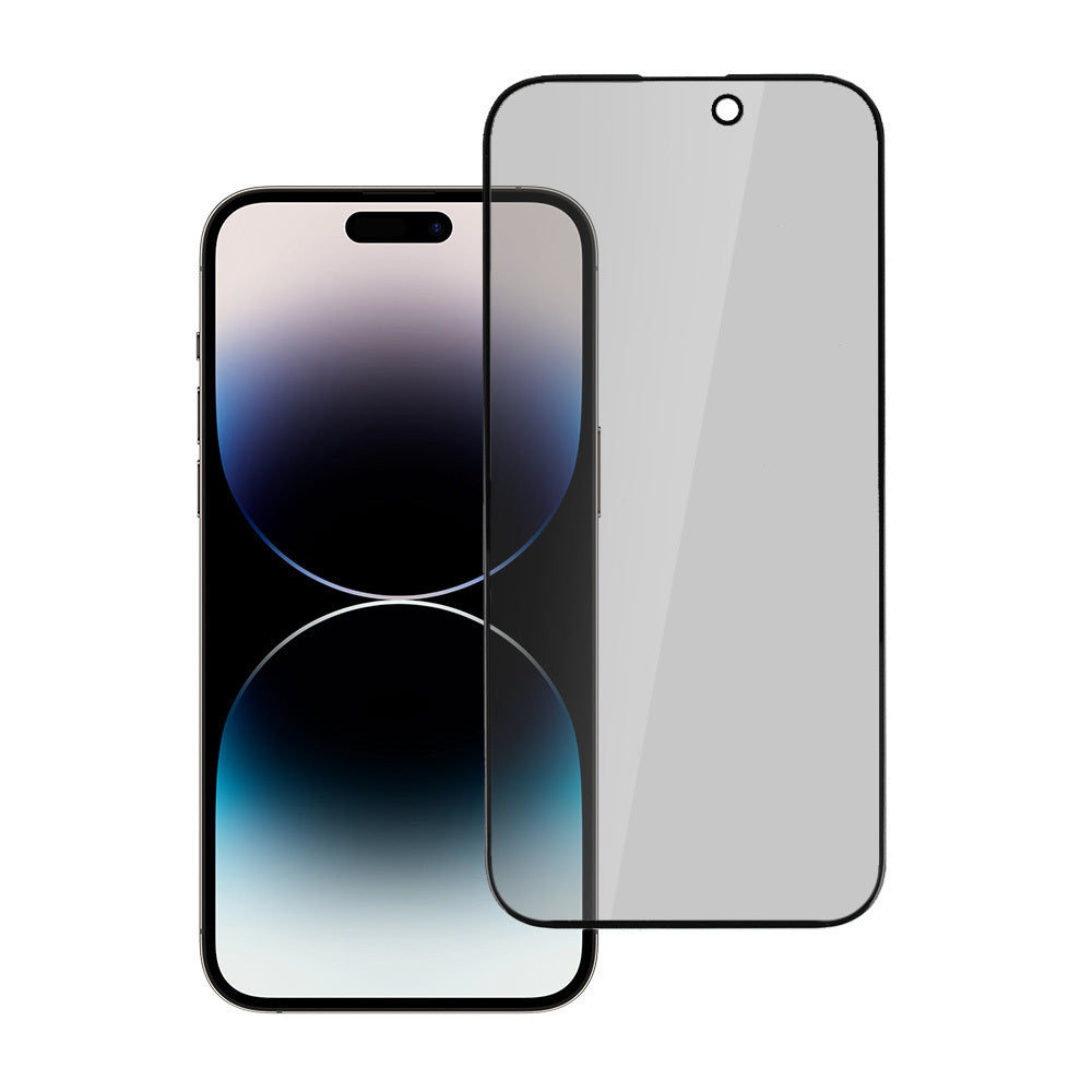 Aizsargstikls iPhone 17 – Privacy, melns — attēls 2