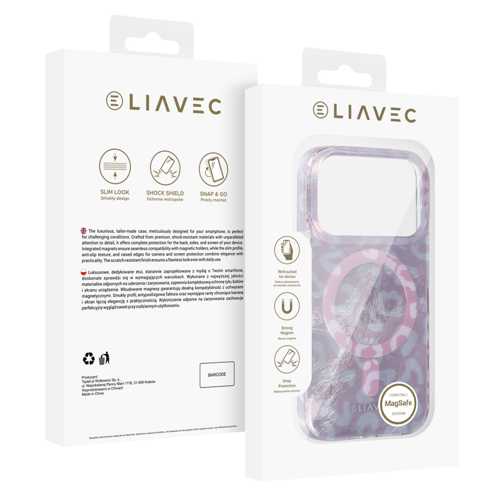 Aizsargvāciņš iPhone 17 Pro Max/18 Pro Max – Liavec Blush, dizains 2