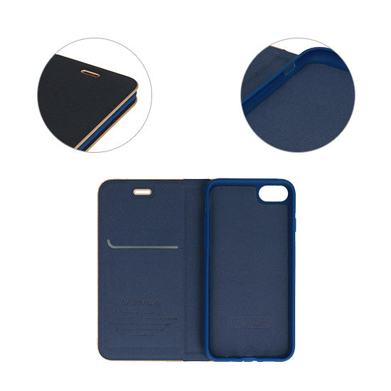 Aizsargvāciņš iPhone 12 Pro Max – Vennus with frame, tumši zils — attēls 4