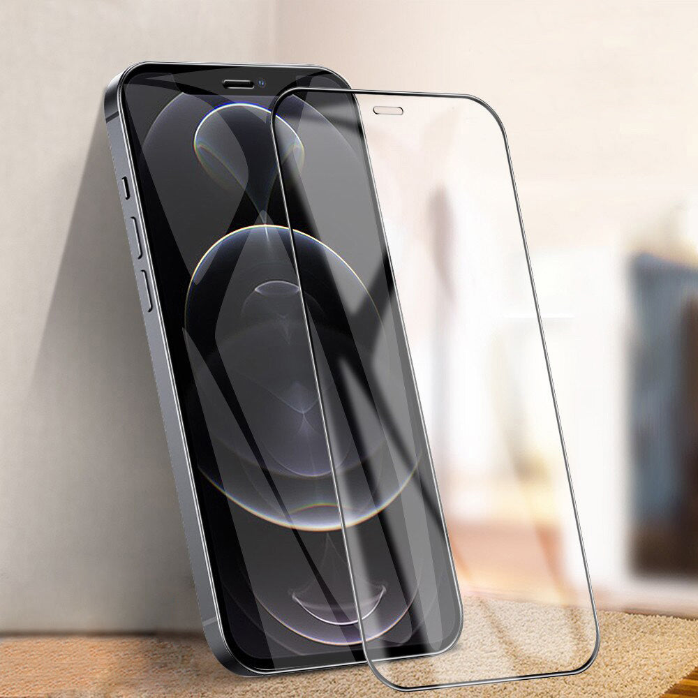 Aizsargstikls Samsung GALAXY A42 5G – HARD CERAMIC, melns — attēls 2