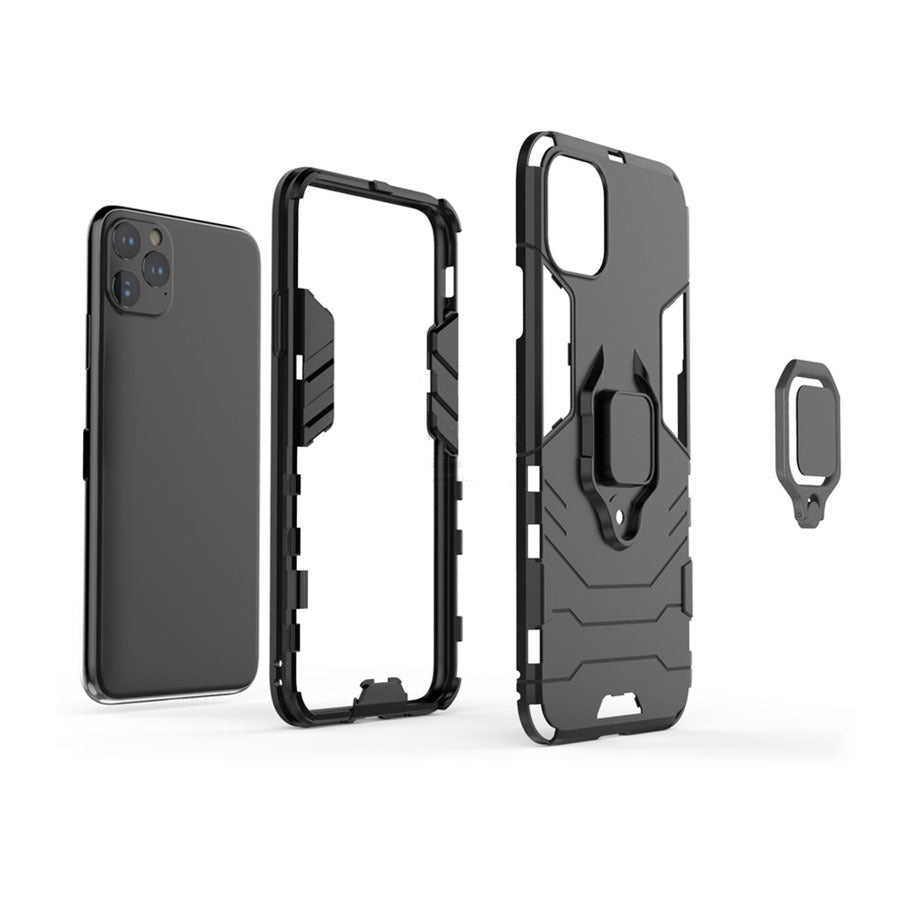 Aizsargvāciņš Samsung Galaxy A32 5G – Ring Armor, melns — attēls 4