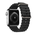 Silikona siksniņa Apple Watch 42/44/45/49 mm – melna