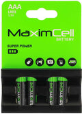 MaximCell LR03 AAA sārma baterijas – 4 gab.