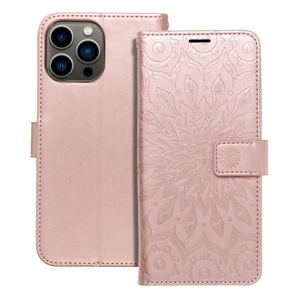 Forcell MEZZO Book case for IPHONE 13 PRO MAX mandala rose gold