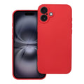 Aizsargvāciņš iPhone 16 Plus – SOFT, sarkans