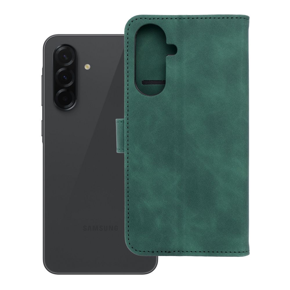 Atverams vāciņš Samsung Galaxy A36 5G – Tender Book, zaļš