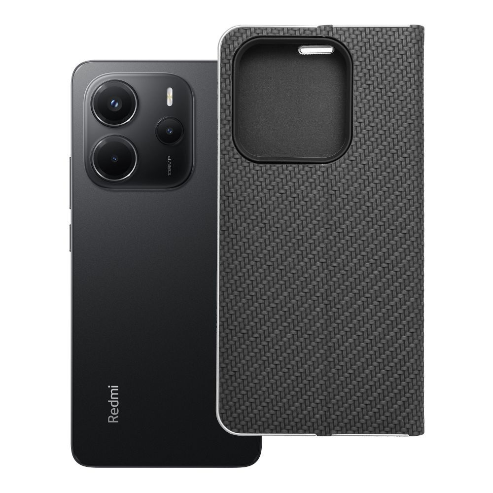 LUNA Book Carbon for XIAOMI Redmi Note 14 5G black