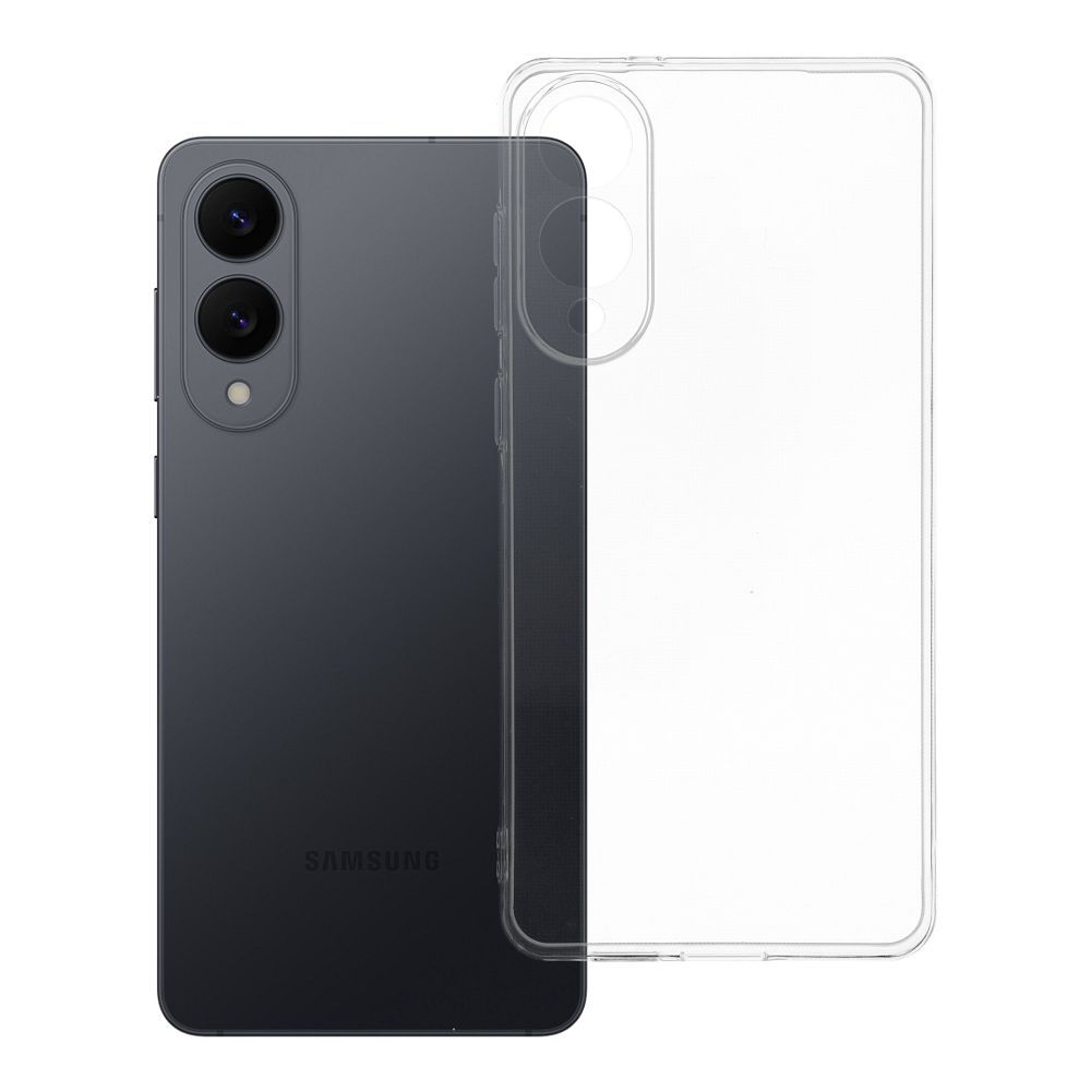 caurspīdīgs Case 2 mm modelim SAMSUNG S25 Edge (camera protection) caurspīdīgs
