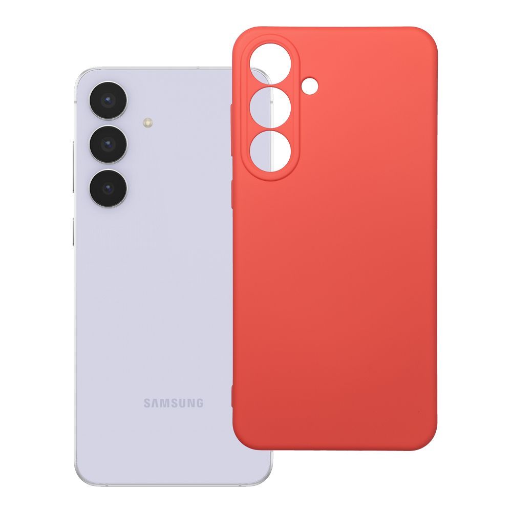 SILICONE case modelim SAMSUNG S25 FE peach
