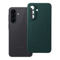 Case for Samsung A37 Silicone Mag Cover compatible with MagSafe green