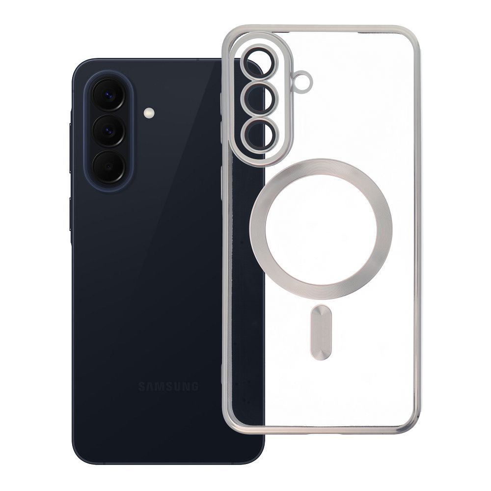 Case for Samsung A57 Electro Mag Cover compatible with MagSafe titanium