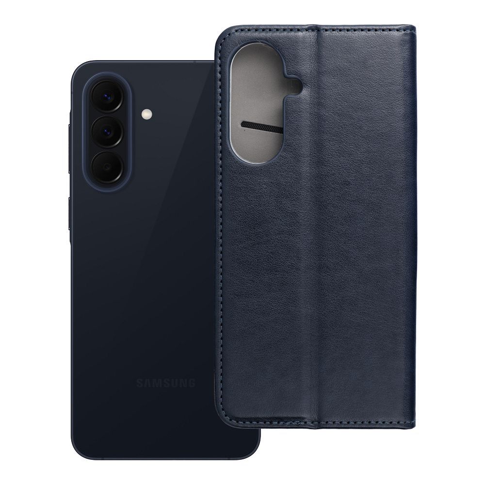 Atverams vāciņš Samsung Galaxy A57 – Smart Magneto, tumši zils