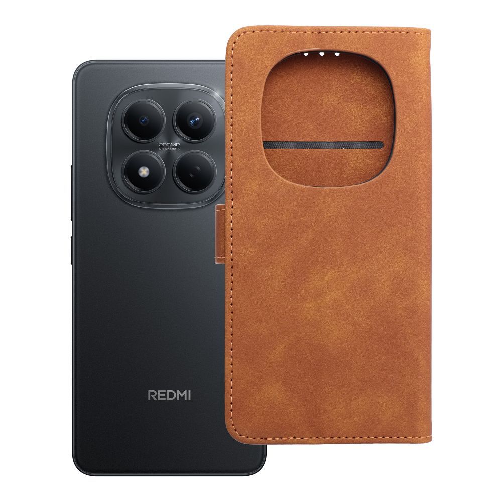 Atverams vāciņš Xiaomi Redmi Note 15 Pro 5G – Tender Book, brūns