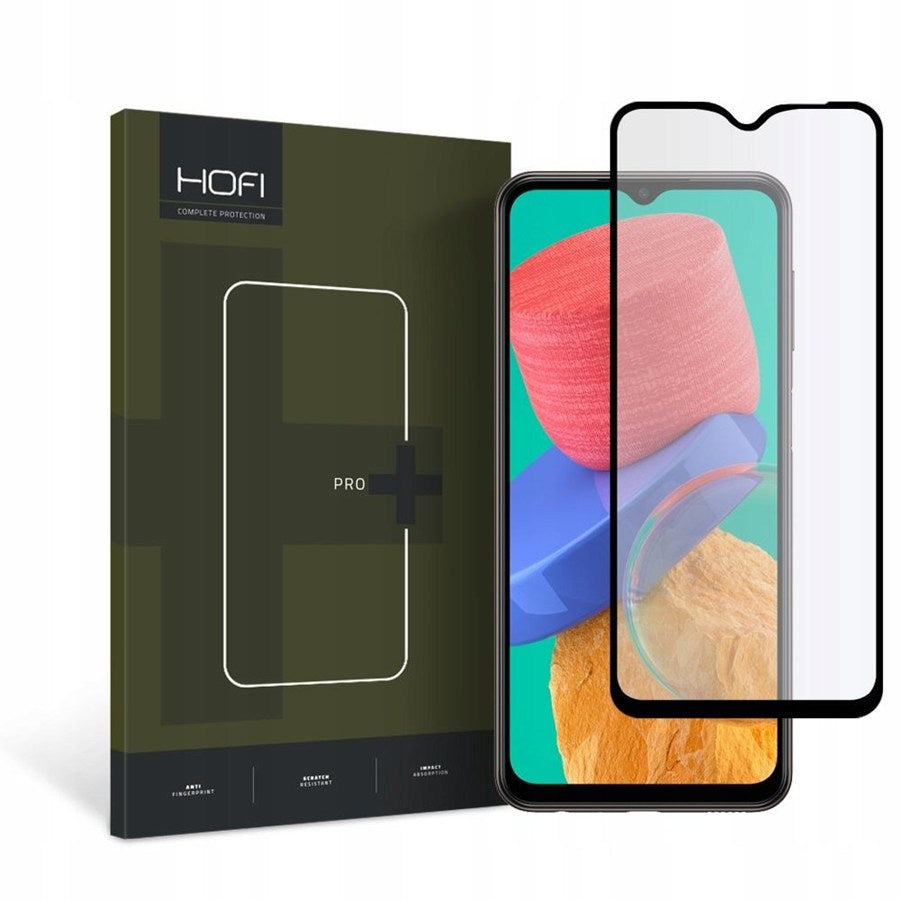 Hofi Glass Pro+ aizsargstikls Samsung Galaxy M33 5G, melns rāmis