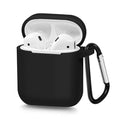 Silikona aizsargvāciņš AirPods futrālim, Type 1, melns