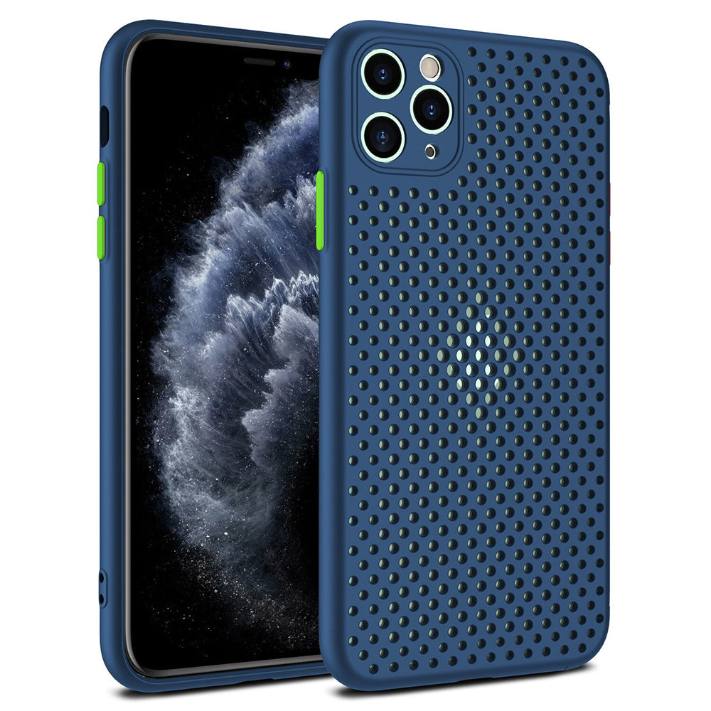Breath Case aizsargvāciņš iPhone 12 mini, tumši zils