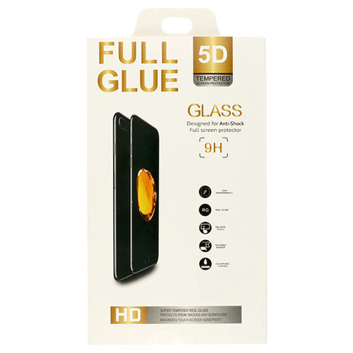 Aizsargstikls iPhone 12 PRO MAX – Full Glue 5D, melns