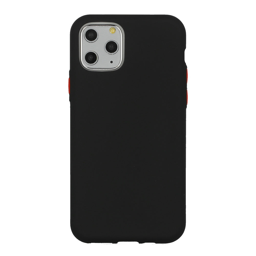 Sērijas ilustrācija: Solid Silicone silikona vāciņš Samsung Galaxy A72 4G / 5G, melns