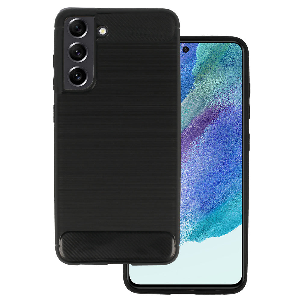 Carbon aizsargvāciņš Samsung Galaxy S21+, melns