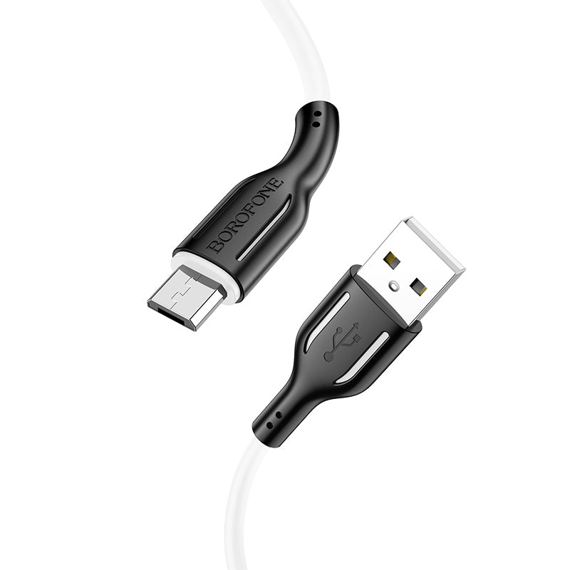 Borofone BX63 Charming USB-A–Micro USB kabelis, 2,4A, 1m — 1