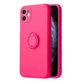 Vennus Silicone Ring vāciņš iPhone 14 Plus, rozā