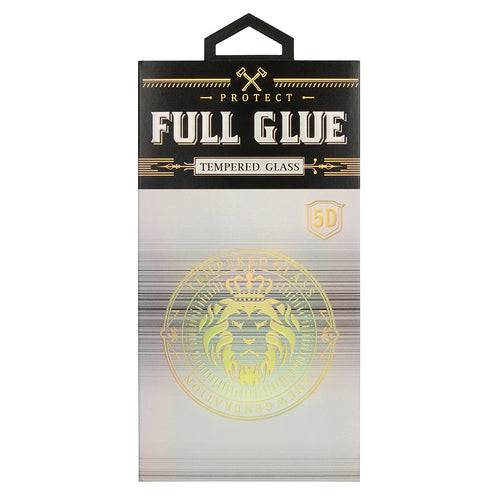 Aizsargstikls iPhone 14 PLUS – HARD Full Glue 5D, melns