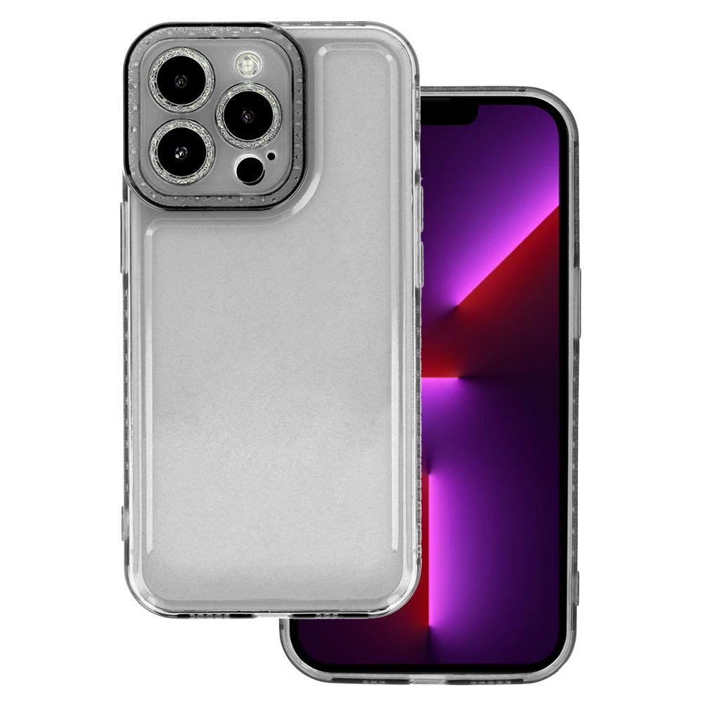 Crystal Diamond 2 mm aizsargvāciņš iPhone 14 Plus, melns