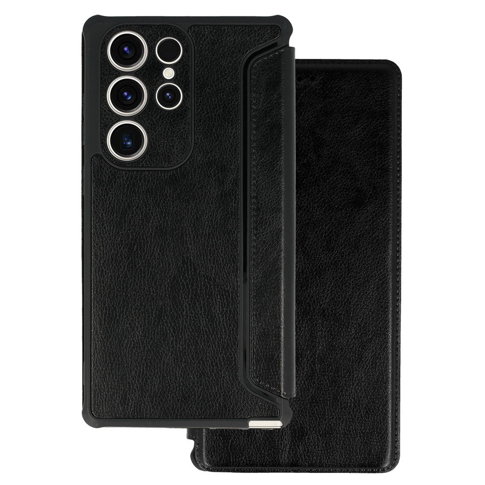 Aizsargvāciņš Samsung Galaxy A54 5G – Razor Leather, melns