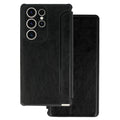 Aizsargvāciņš Samsung Galaxy S23 – Razor Leather, melns
