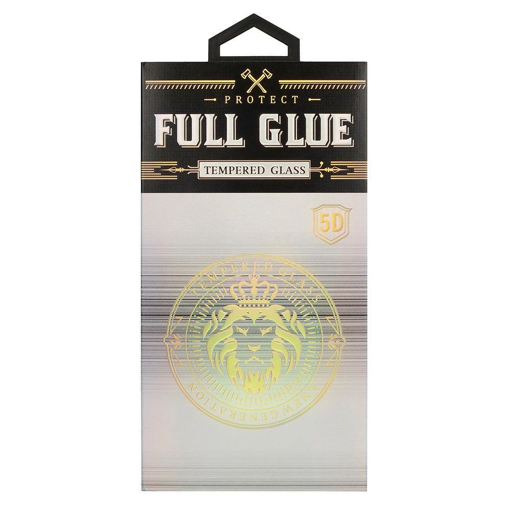 Aizsargstikls iPhone 15 – HARD Full Glue 5D, melns