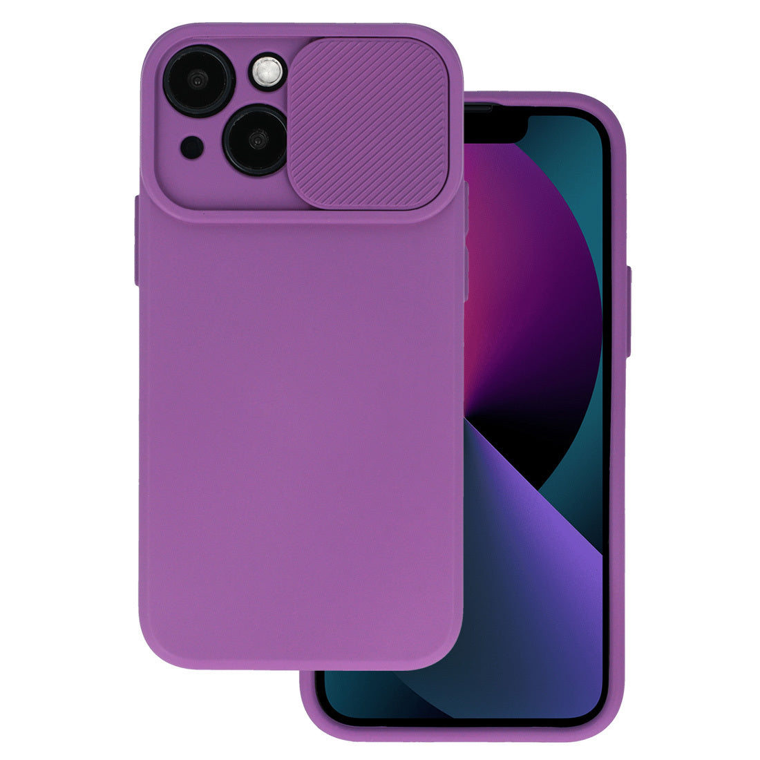Aizsargvāciņš iPhone 15 Pro Max – Camshield Soft, violets