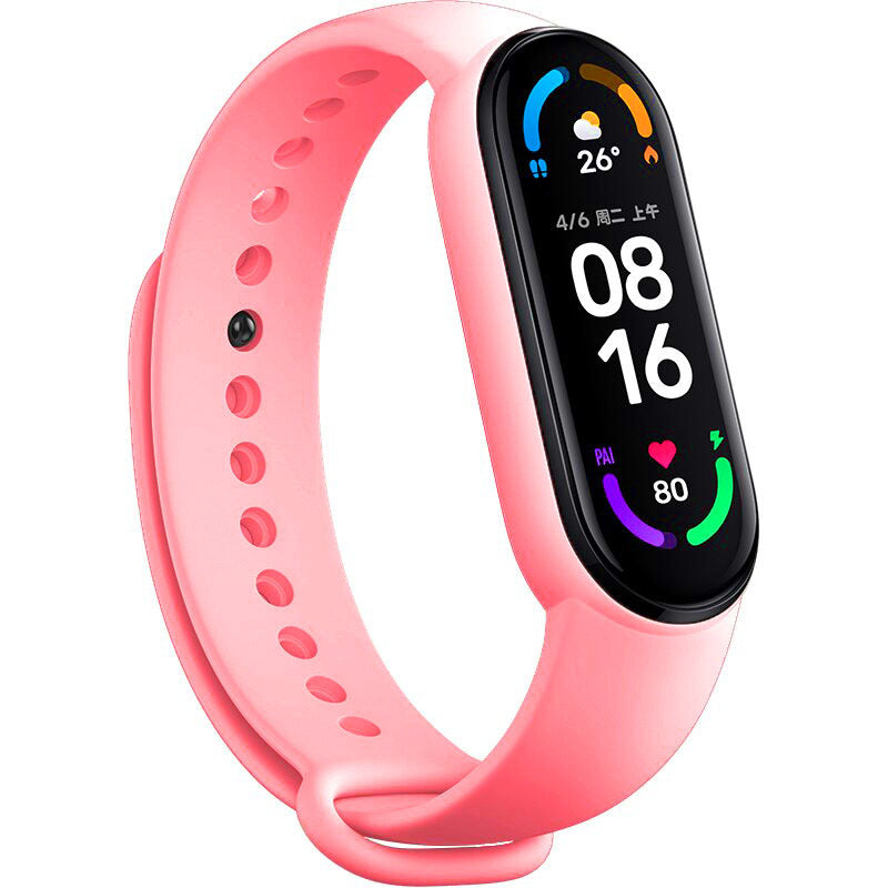 Siksniņa Xiaomi Mi Band 5 / 6 / 7, rozā