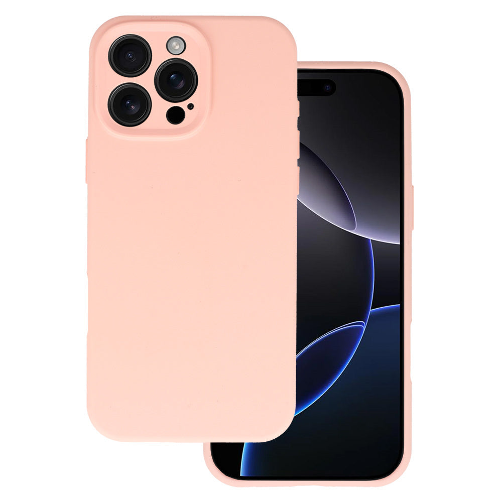 Aizsargvāciņš iPhone 16 Pro peach – Silicone Lite