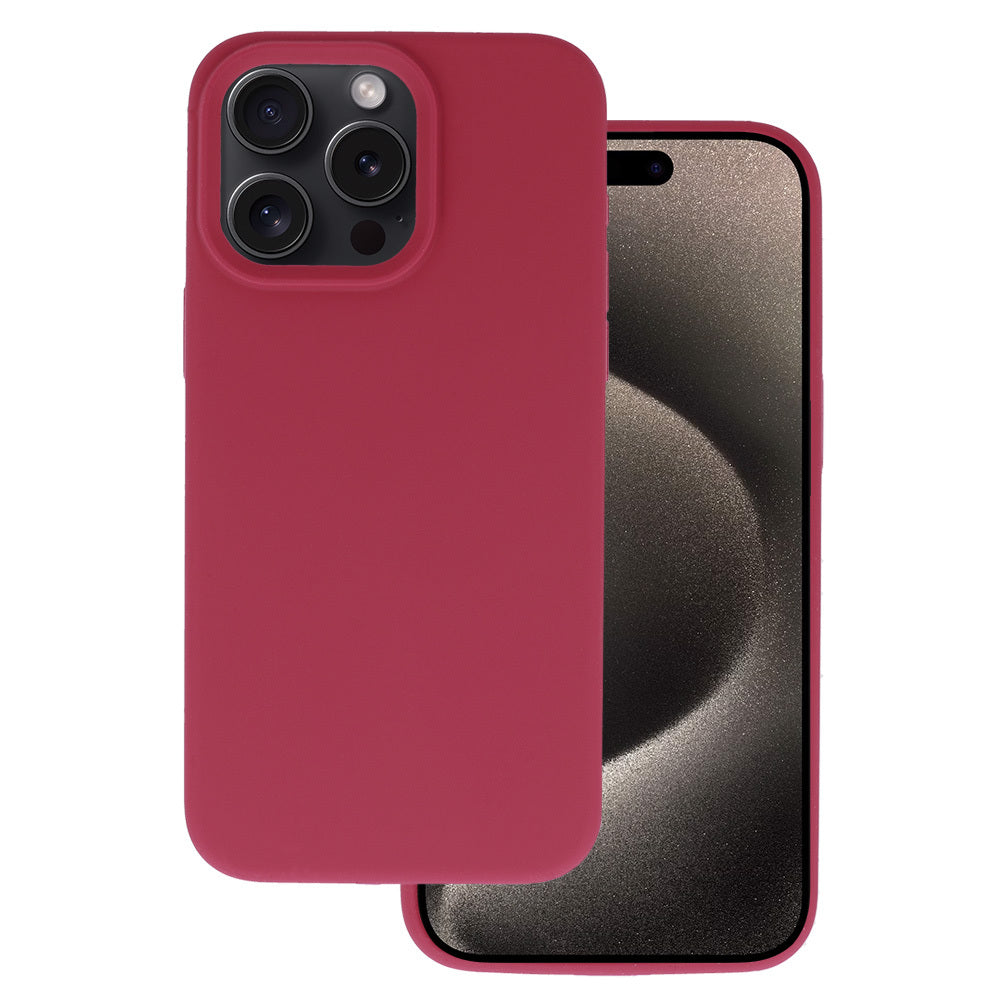 Aizsargvāciņš iPhone 16 Pro Max – Silicone Lite, bordo