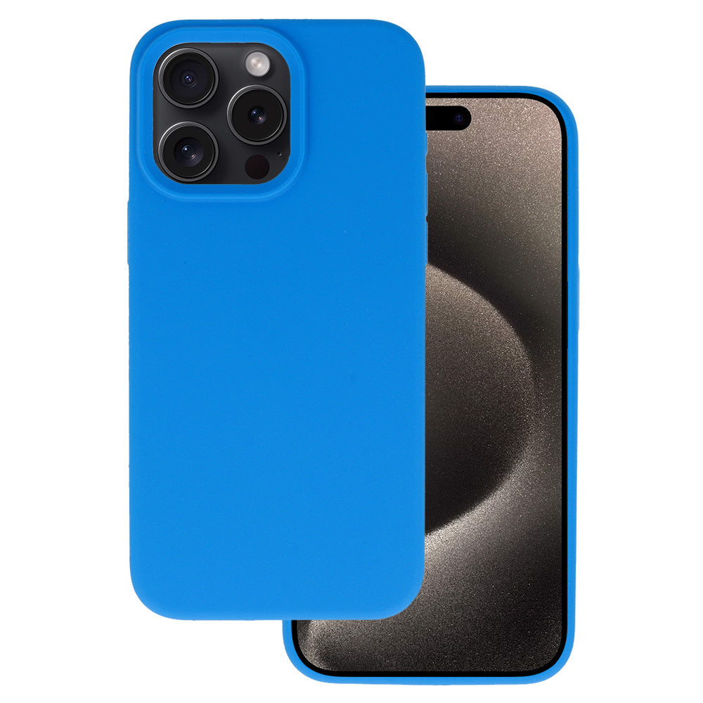 Aizsargvāciņš iPhone 16 Pro Max – Silicone Lite, zils