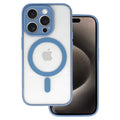 Aizsargvāciņš iPhone 16 – Acrylic Color Magsafe, gaiši zils